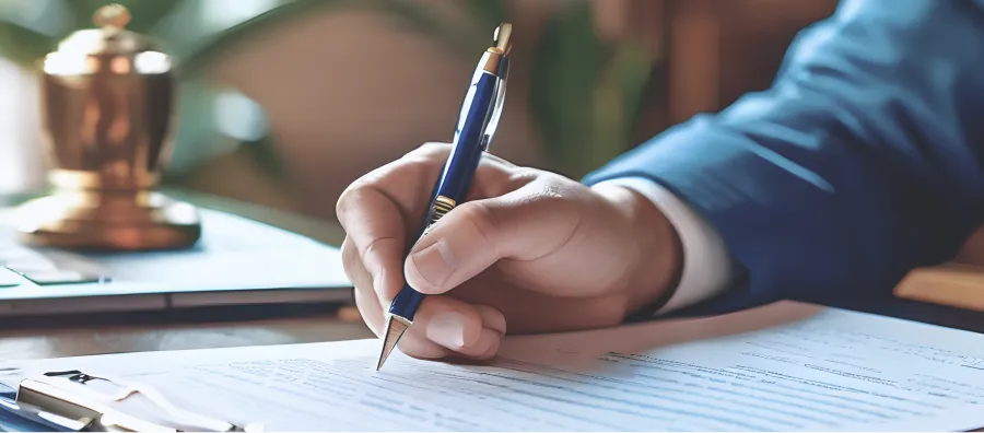 Signature de contrat par un avocat