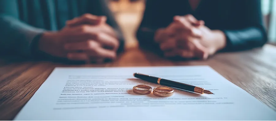 Couple qui divorce droit de la famille