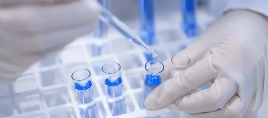 Éprouvette de tests de paternité